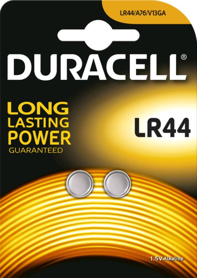 Duracell A75/KA76/V13GA LR44
