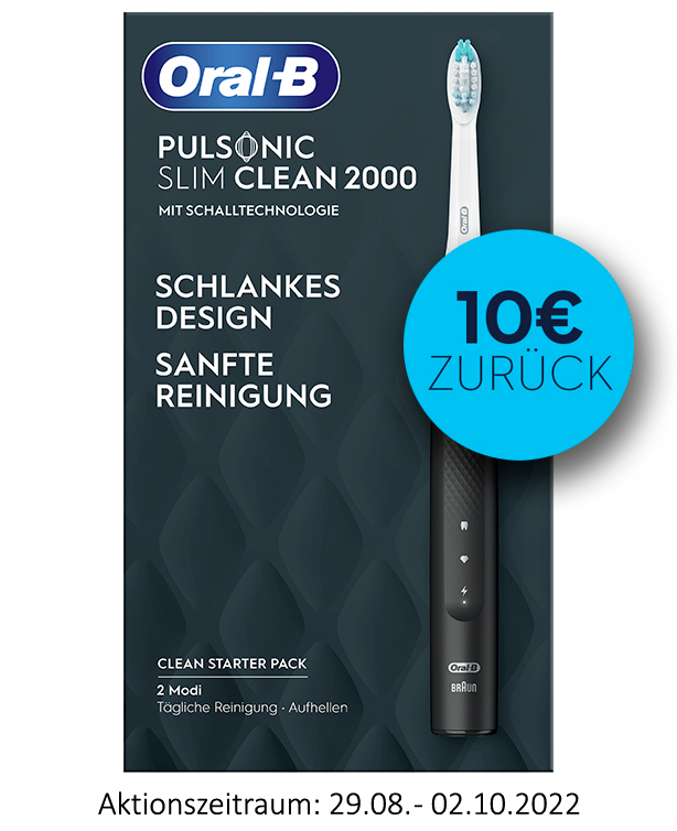 Oral-B Pulsonic Slim Clean 2000 Schwarz