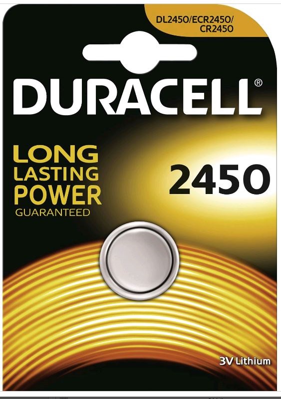 Duracell DL2450/CR2450/ECR2450 2450