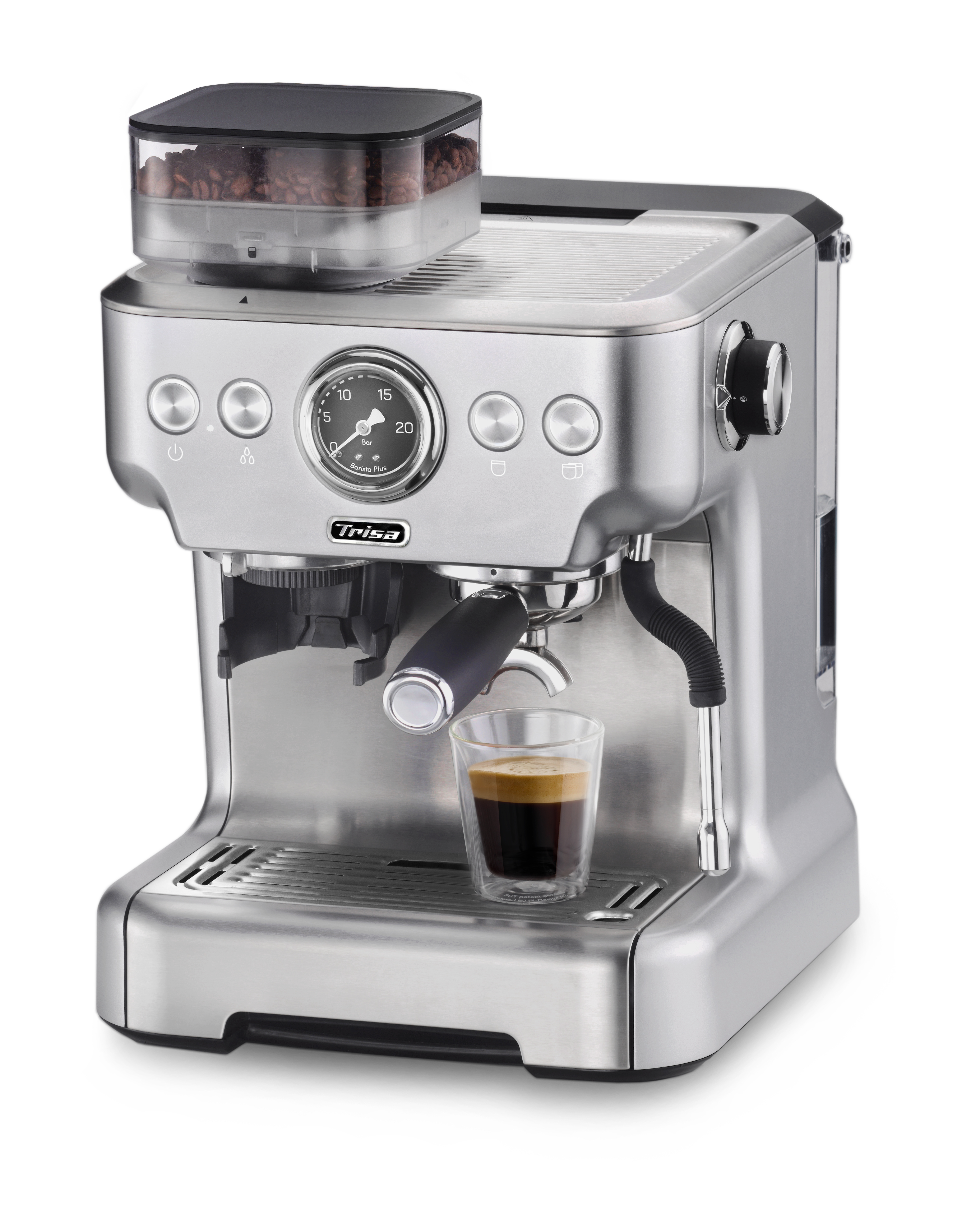Espressomaschine "Barista Plus", silber
