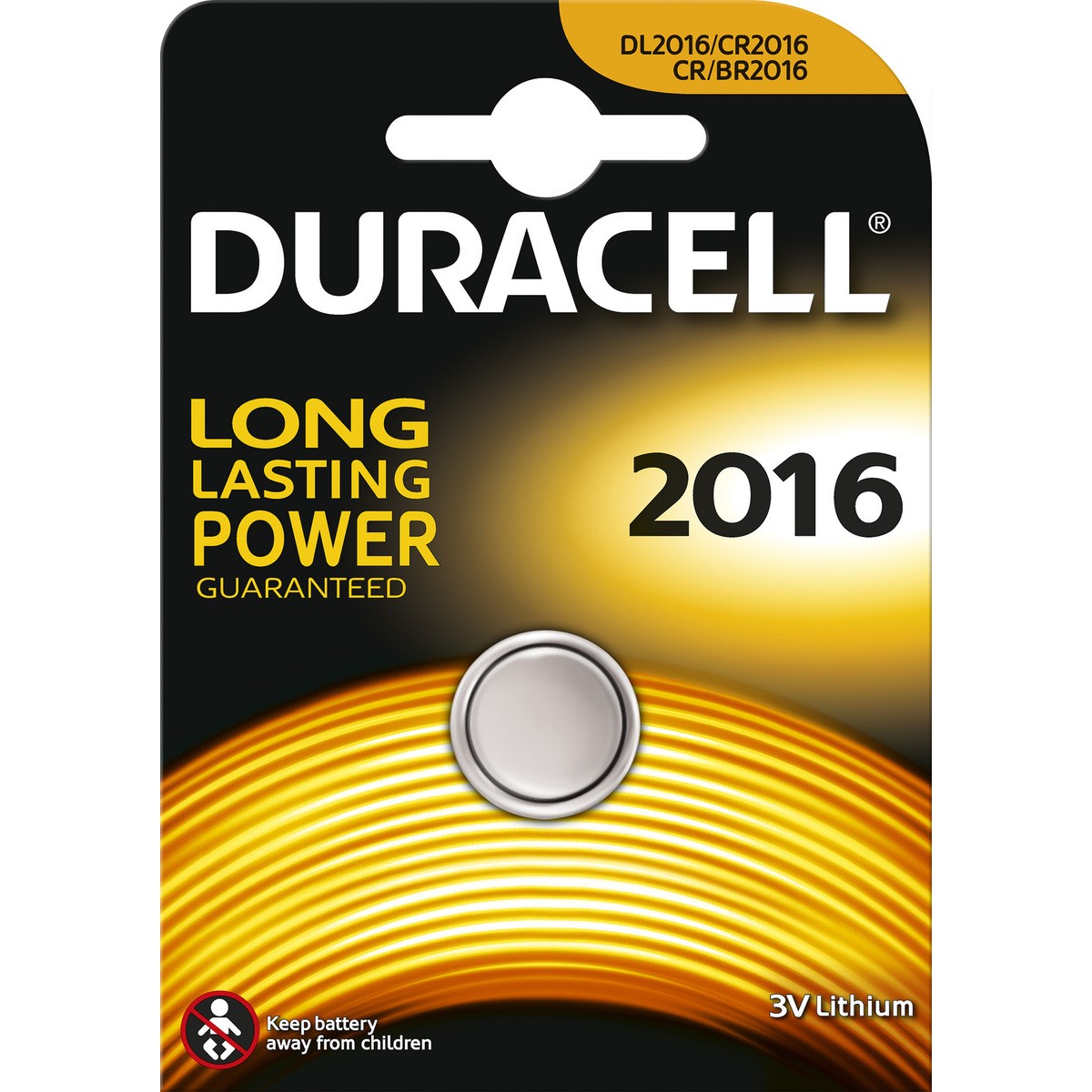 Duracell DL2016/CR2016/KCR2016