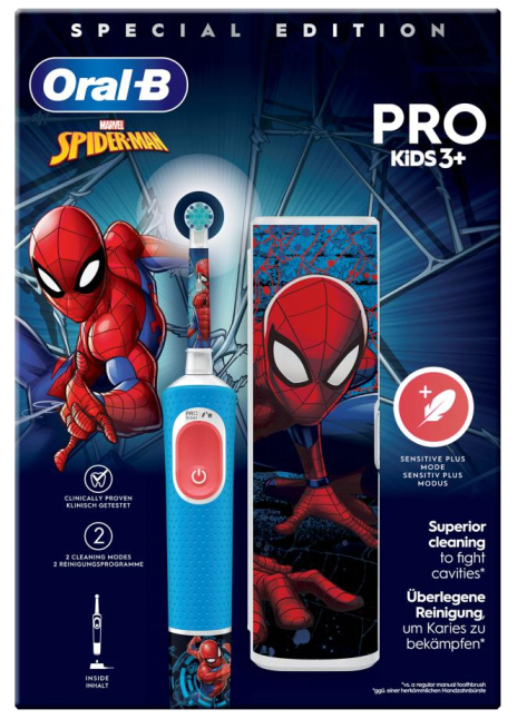Vitality Pro 103 Kids Spiderman mit Reiseetui