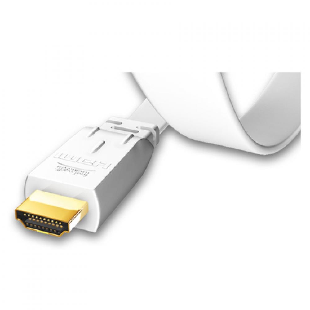 PREMIUM HDMI FLAT WEISS 0,75m